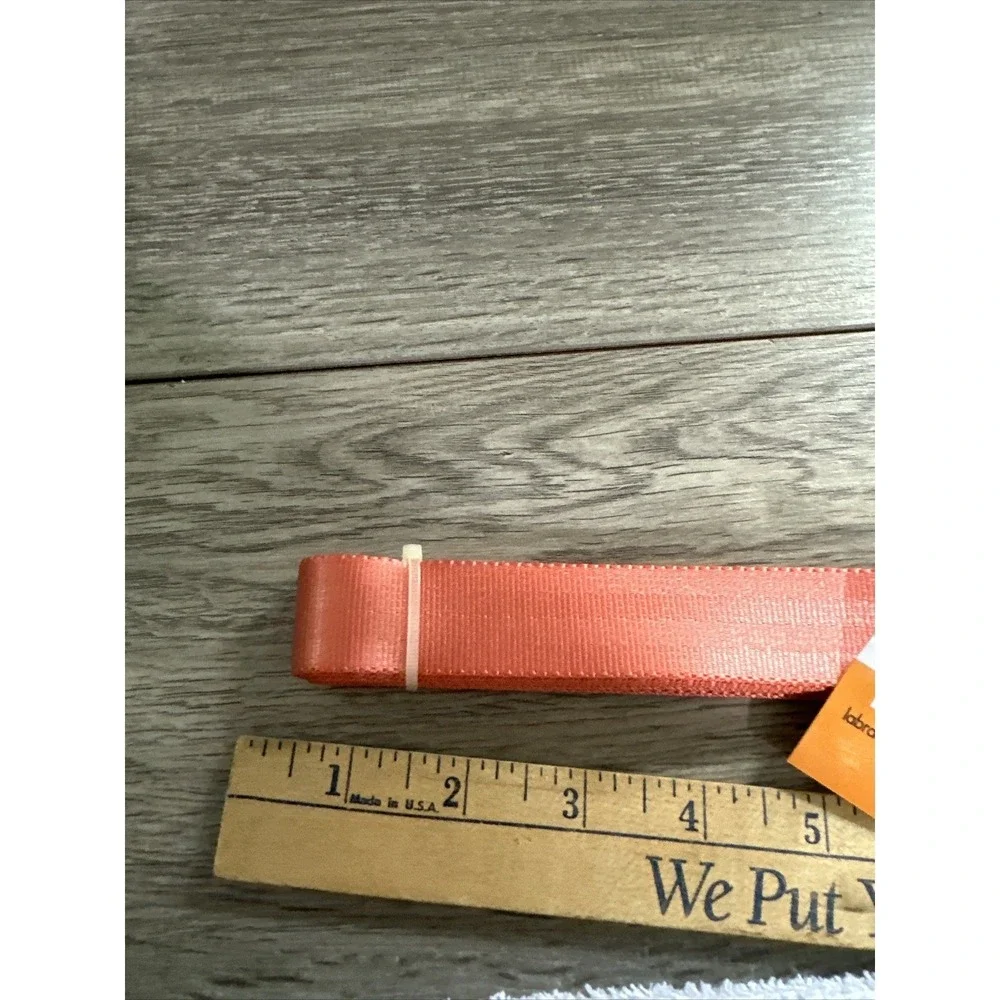 PetWear Large Dog Leash Apricot Orange 5ft x 1in Nylon Labrador Boxer #46046 NWT